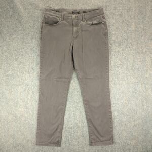 Lucky Brand 121 Jeans Mens 36x32 Gray Slim Straight Stretch Cotton Casual Pants
